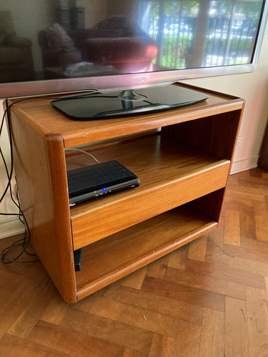 Mesa De Madera De Tv Con Cajon 