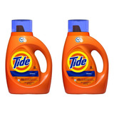 Detergente Liquido Tide He Original 32ld 1,36lts X 2unds