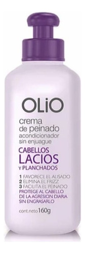 Crema De Peinado Sin Enjuague Lacios Olio 160g