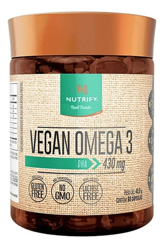 Vegan Ômega 3 - Nutrify 60 Cápsulas