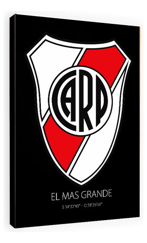 Cuadro De River Plate - El Mas Grande - Super Moderno