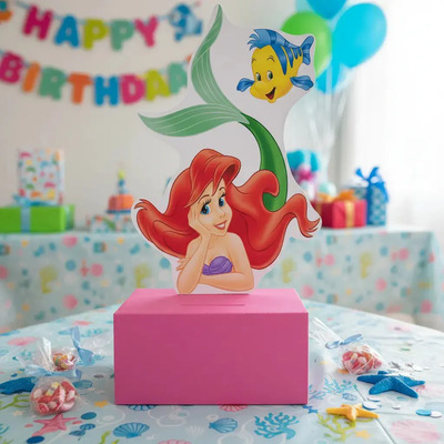 Princesa Sirenita Ariel Alcancias Centro De Mesa 10 Pieza