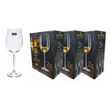 Juego Copas Vino 450 Ml Cristal Bohemia Natalia Oferta!!!