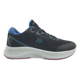 Zapatillas Atomik Running Mujer Vibes M Negro-azul Cli