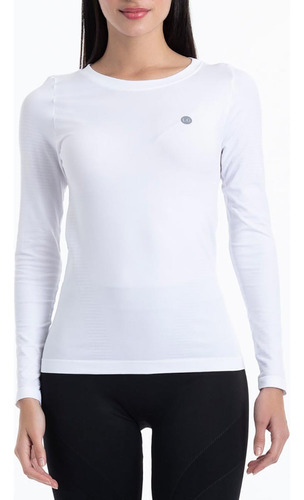 Conjunto Primera Capa Térmica Seamless Calza Camiseta Mujer