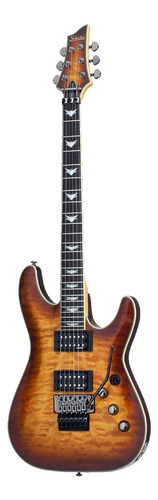 Guitarra Eléctrica Schecter Omen Extreme-6 Archtop De Arce/caoba Vintage Sunburst Con Diapasón De Palo De Rosa