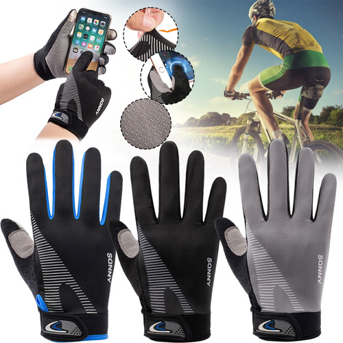 Guantes Ciclismo Bicicleta Montaña Ruta Mtb Almohadilla Gel