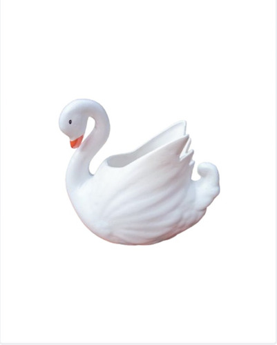 Cisne Maceta De Cerámica 