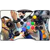 Controle Arcade Para Ps2 Com Fio E Com Analóg. Todos Jogos!