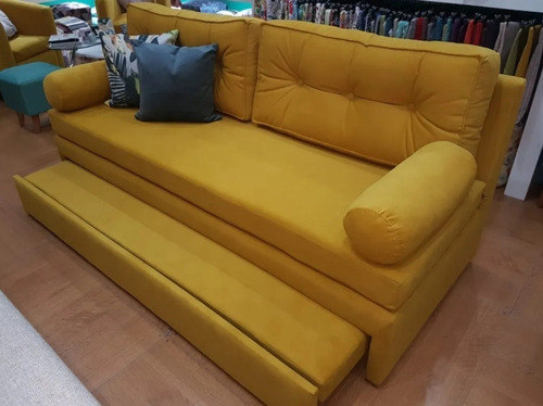 Sofa Sillon Divan 1.90 X 0.90 + Carro Cama Elevable Moderno