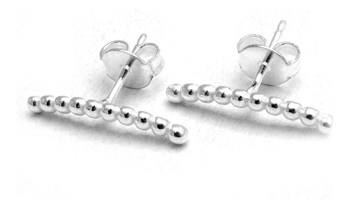 Aros Trepadores Bolita 1,7cm De Plata 925