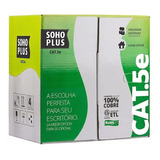 Cabo De Rede Furukawa Cat5e Soho Plus Caixa 305m Preto