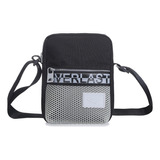 Morral Everlast Unisex 16202 Negro Y Gris Bandolera