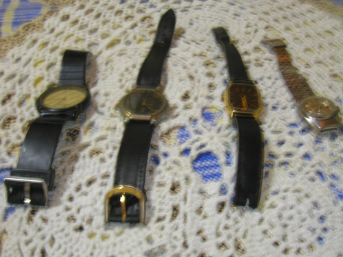 Lote De 4 Relojes Mujer Y Hombre   Para Arreglar