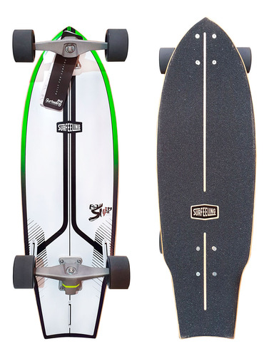 Simulador De Surf Skateboard Surfeeling Snap New