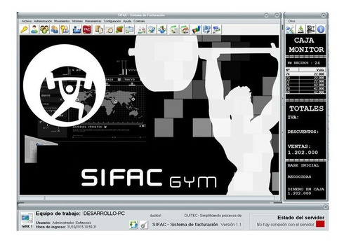 Software Para Gimnasios, Gimnasio, Administrativo, Sifac Gym