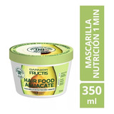 Mascarilla De Tratamiento Hair Food Aguacate 350 Ml Fructis Nutrición 1 Minuto