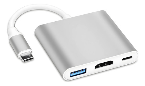 Adaptador Hub Usb C A Usb 3.0 Hdmi Usb C Para Macbook