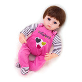 Muñeca Reborn Doll De Silicona Para Bebés Y Niñas, 48 Cm