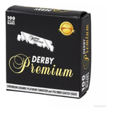 Navajas Barbero Derby Premium Para Porta Navajas 100pz