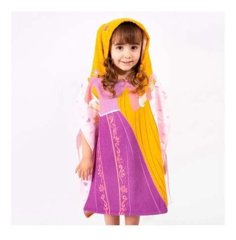 Poncho Piñata Disney Infantil