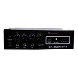 Amplificador Publidifusion Perifoneo Usb Sd 2mic Aux Sa-450