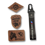 Llavero Para Moto Bmw Gs Adventure Con Parches.