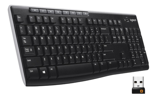 Teclado Inalámbrico Logitech K270 Negro Español Iberico 