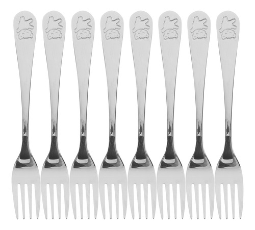 Tenedor Infantil Animal Forks De Acero Inoxidable, 9 Unidade