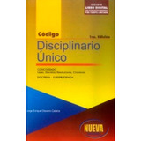Código Disciplinario Único, De Havarro Cadena Jorge. Editorial Nueva Legislacion, Tapa Blanda En Español, 2019