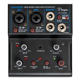 Consola Mixer Parquer 3 Canales Grabación Phantom