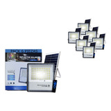Reflector Solar 200w/2000w Led Control Remoto Ip66 6 Piezas