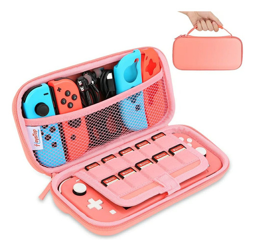 Bolsa Proteção Para Nintendo Switch Lite Case  Rosa