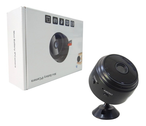 Mini Câmera Wifi 1080p Sem Fio Home Espião Câmera