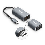 Cable Adaptador Atolla Usb Tipo C A Hdmi A Vga 4k 1080p 60hz