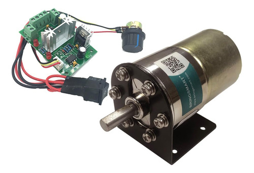 Bringsmart Micro Dc 12v 30rpm Motor Con Soporte Caja De Camb