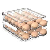 Soporte Para Huevos De 2 Capas Para Refrigerador, Parada Aut