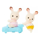 Los Gemelos Conejo Calico Critters Sylvanian Family Muñecos