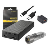 Nitecore Nb20000 Ultra Ligero Y Delgado Carga Rápida Multipu