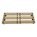 Pedalboard Em Mdf 40x15cm Levemente Inclinado 