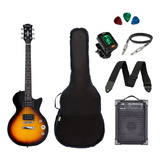 Kit Guitarra Strinberg Les Paul Lps200 + Caixa Amplificada