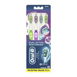 Oral-b 35 Soft Bristles 3d Vivid Toothbrush, White, 4 Count