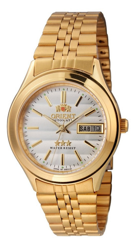Relógio Orient Automático Dourado Garantia Em03-a0f B1kx