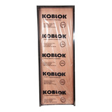 Puerta Placa Koblok Cedro (simil) 60x200 Marco Chapa 10/15