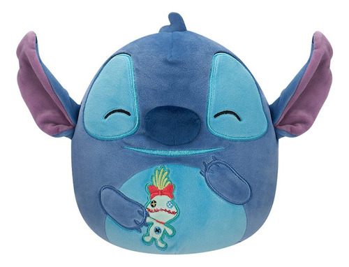 Peluche Squishmallows Stitch Con Muñeco - 20 Cm