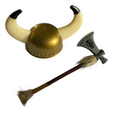 Casco Vikingo Disfraz Vikingo Kit Vikingo Accesorios