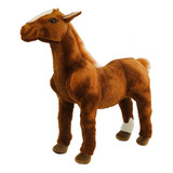 Muñeco De Peluche Soft Horse, Animal De Peluche Realista Par