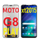 Tela Frontal Original Moto G8 Play(xt2015)+pelíc3d+capa+cola