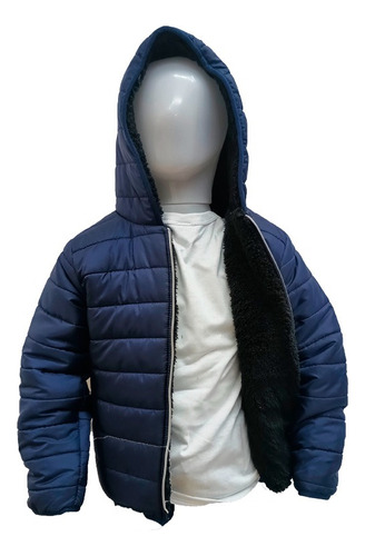 Campera De Abrigo Inflable Nene Con Polar