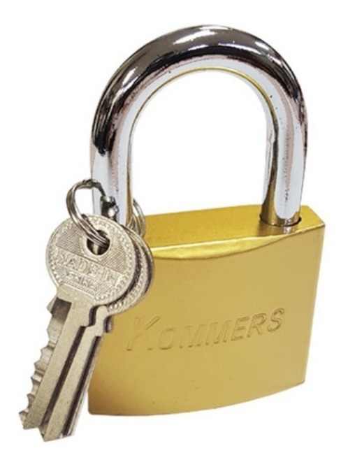 CANDADO BRONCEADO 63MM - KOMMERS